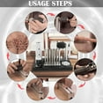 thumbnail image 2 of TABODD Jump Ring Maker, Jewelry Making Tool, Professional Stainless Steel Manual Jump Ring Maker Machine Jewelry Tool with 20 Mandrel Accessory from 2.5mm to 12mm, 2 of 15