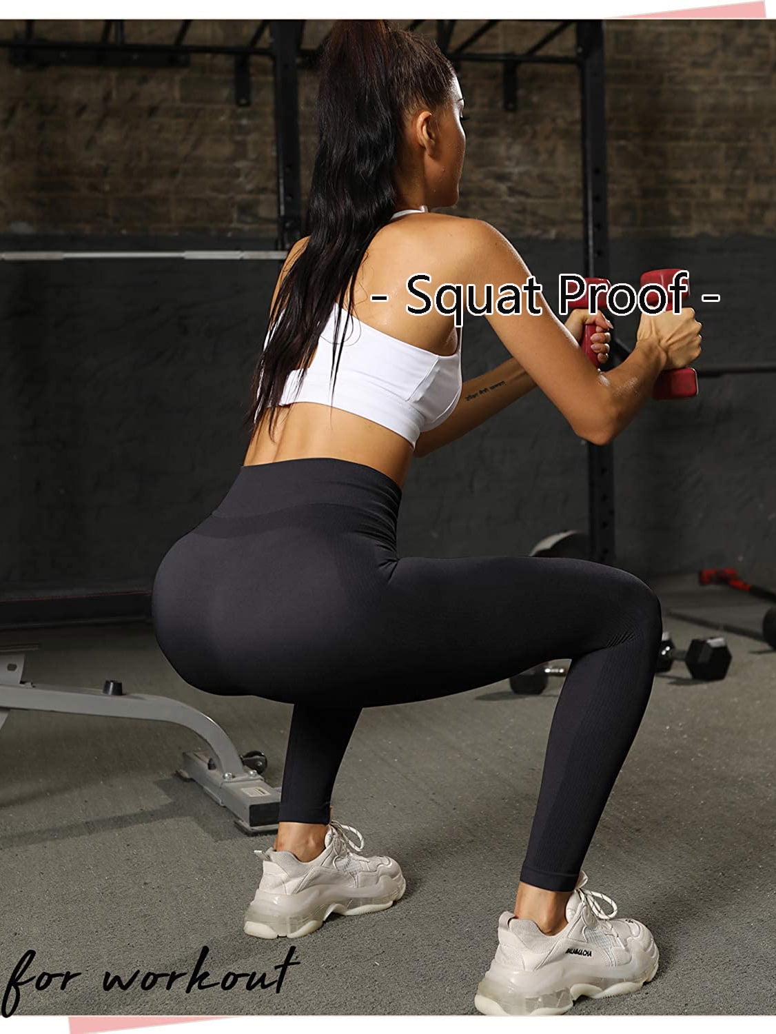 femte Skorpe Isbjørn COMFREE Seamless Leggings Workout Gym Tights for Women High Waist Squat  Proof Compression Tummy Control Yoga Pants - Walmart.com