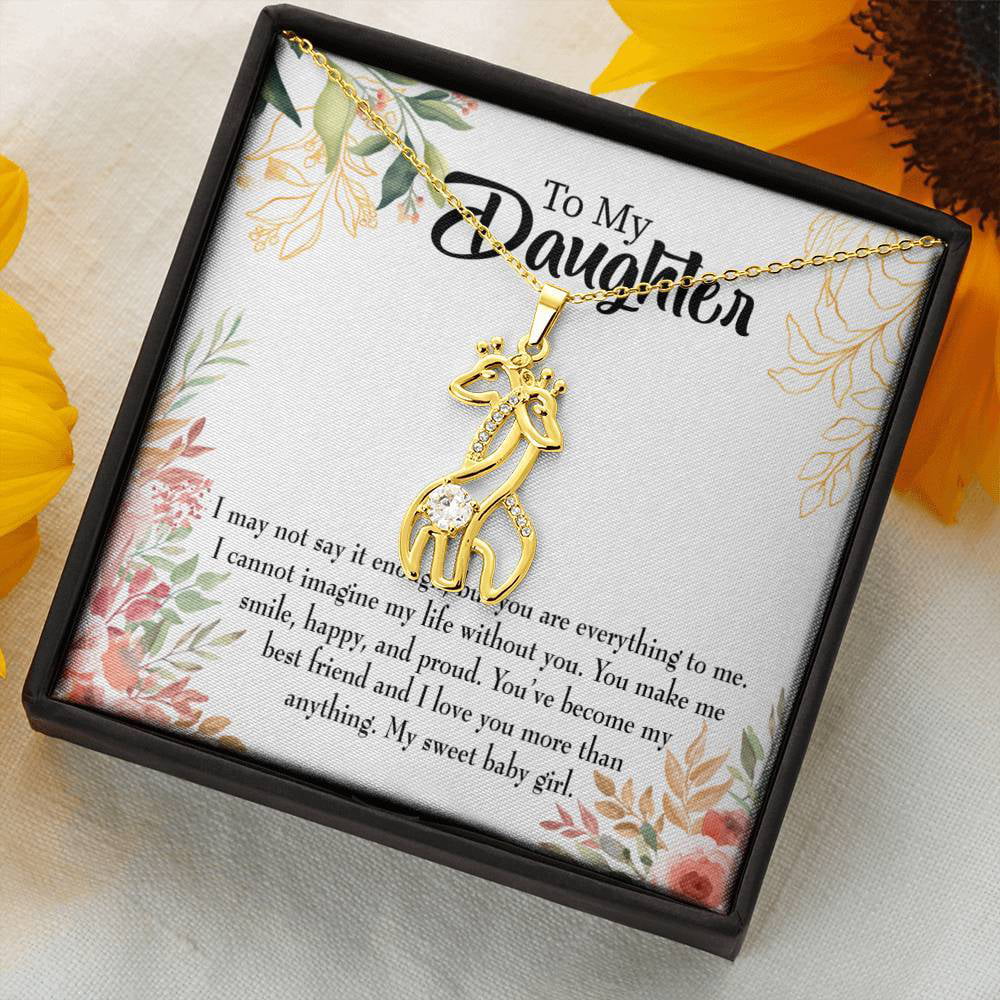 Charming Daughter Giraffe Necklace