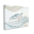 thumbnail image 3 of Stupell Industries Drifting Sea Turtle Serene Ocean Wave Atmosphere Painting Gallery Wrapped Canvas Print Wall Art, Design by Patricia Pinto, 3 of 5