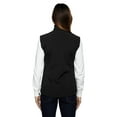 thumbnail image 3 of Ladies' Three-Layer Light Bonded Performance Soft Shell Vest - BLACK - XL, 3 of 3