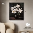 thumbnail image 5 of Chiaroscuro Flowers Canvas Dark Elegant Florals by Art Remedy, Gallery Wrapped, 30 x 36, 5 of 7