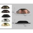 thumbnail image 4 of 12 Pcs Poignée de Tiroir 98mm Vintage Pré-Percée Couleur Unie Remplacement Poignée de Placard Garde-Robe Porte d'Armoire Matériel de Traction avec Vis Bronze Cyan, 4 of 8