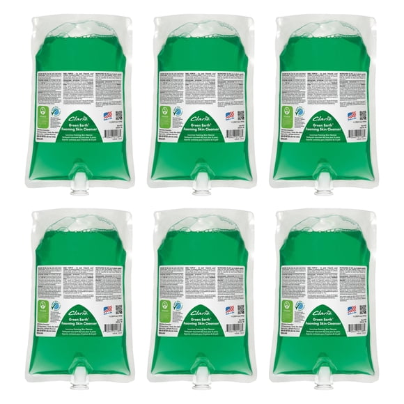 Limpiador espumoso para manos Betco Green Earth Citrus 6 x 1120 ml
