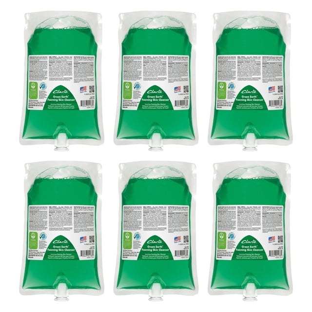 Limpiador espumoso para manos Betco Green Earth Citrus 6 x 1120 ml