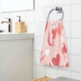 thumbnail image 3 of Yayeee 100% Cotton Hand Towels for Bathroom 16" x 28" Soft Absorbent Kitchen Towel, Bunnies and Hearts, 3 of 7
