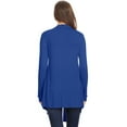 thumbnail image 3 of Women's Solid Casual Basic Comfy Loose Fit Long Sleeve Open Front cardigan, 3 of 4