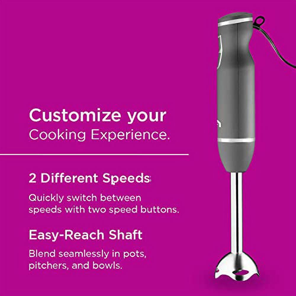 Hand Held Blender Stick 500 WATT Immersion 2 Speed Turbo Mixer 2 Titanium  Blades, 1 unit - Smith's Food and Drug