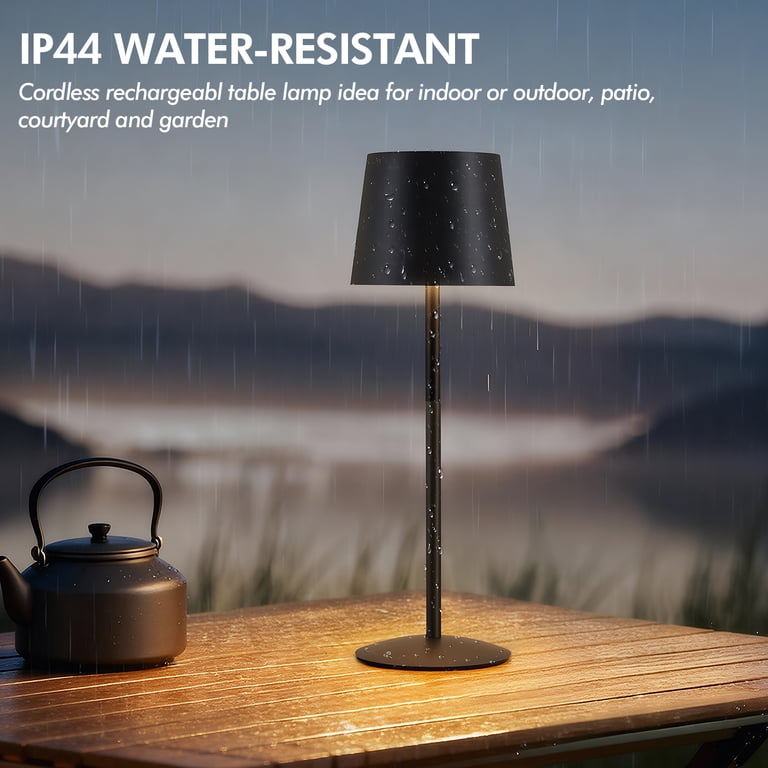 NATYSWAN Modern LED Desk Lamps 2-Pack, Rechargeable photo 2