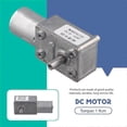 thumbnail image 5 of JGY370 DC Motor 12V 30RPM Reduce Speed Motor with High Torque Turbo Worm Geared, 5 of 5