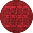 thumbnail image 1 of Ahgly Company Indoor Round Persian Red Traditional Area Rugs, 5' Round, 1 of 4
