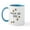 White/Blue Inside, variant on CafePress - Rescue Dog Dad Mug - 11 oz Ceramic Mug - Novelty Coffee Tea Cup