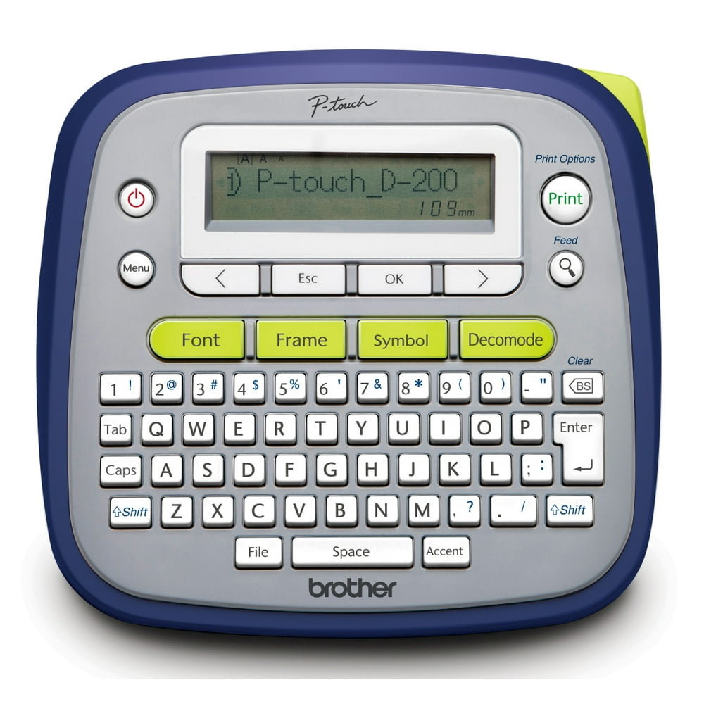 Brother PTouch PTD200G Home & Office Label Maker, Easy to Use