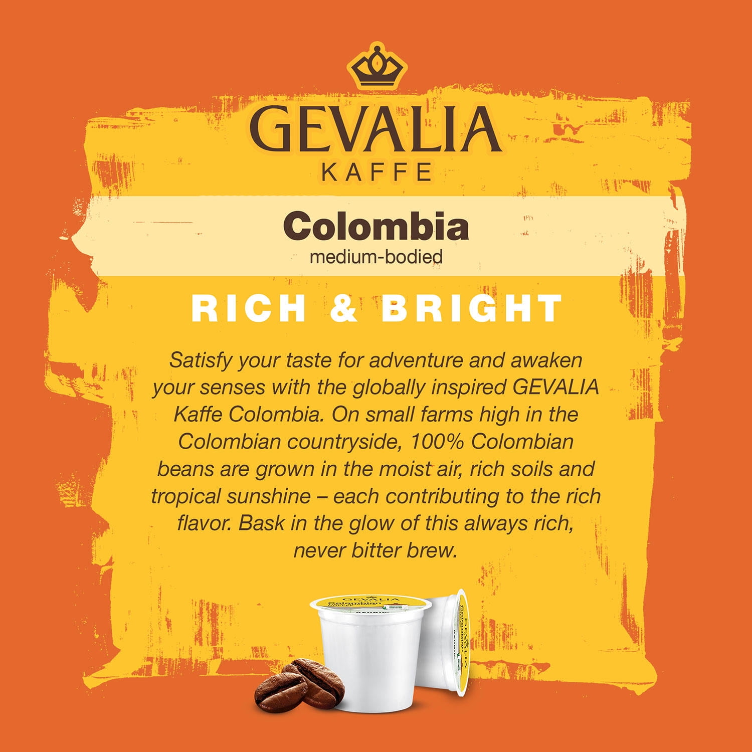 Gevalia Colombian Coffee K-Cup Pods (34.5 oz., 100 ct.)