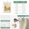 thumbnail image 6 of Yellow Sunflowers Balloon Curtains for Windows, Bedroom Curtains 54 Inch Length, Daisy Bees Elegant Farmhouse Floral Tie Up Curtains Panels Thermal Insulated Bathroom Curtains Window 42"x54", 6 of 8