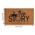 thumbnail image 3 of DJN Up to 30% Off Carpet Doormat Rug Custom Door MatFront Door Outdoor Entrance Porch Mat With Slip Polyester Floor Mat Polyester Brown One Size, 3 of 9