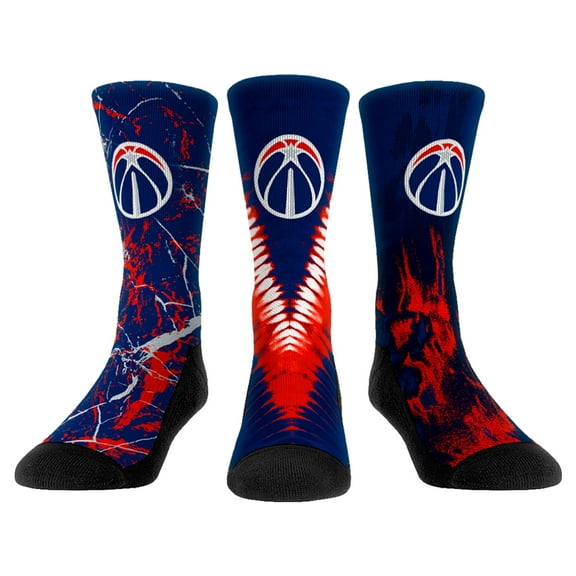 Youth Rock Em Socks Washington Wizards Three-Pack Crew Socks Set