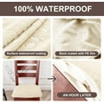 thumbnail image 3 of Joqmia Chair Seat Covers Waterproof Dining Room Chair Covers 4 Pack Stretch Seat Covers for Dinning Room Chair Protector Slipcover for Kitchen, Hotel, 3 of 7