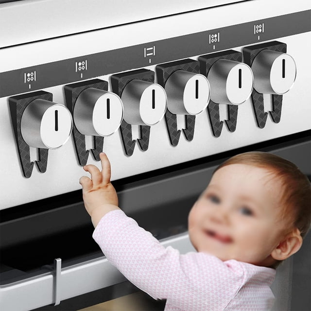 Stove Knobs Locks Child Proofing Oven Knob Lock Silicone Protective