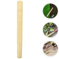 YSNOOWE Shovel Handles 1Pack Beige Wood Round for Broom Handle Replacement and Versatility
