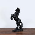 thumbnail image 3 of YWMJZEU Horse Statue Home Decoration Sculpture Resin Modern Decorative Figure Black, 3 of 5