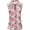 A-Pink1063, variant on Women's Marble Print Sleeveless Polo Shirt Turn Down Collar Zip Front Daily Casual Top
