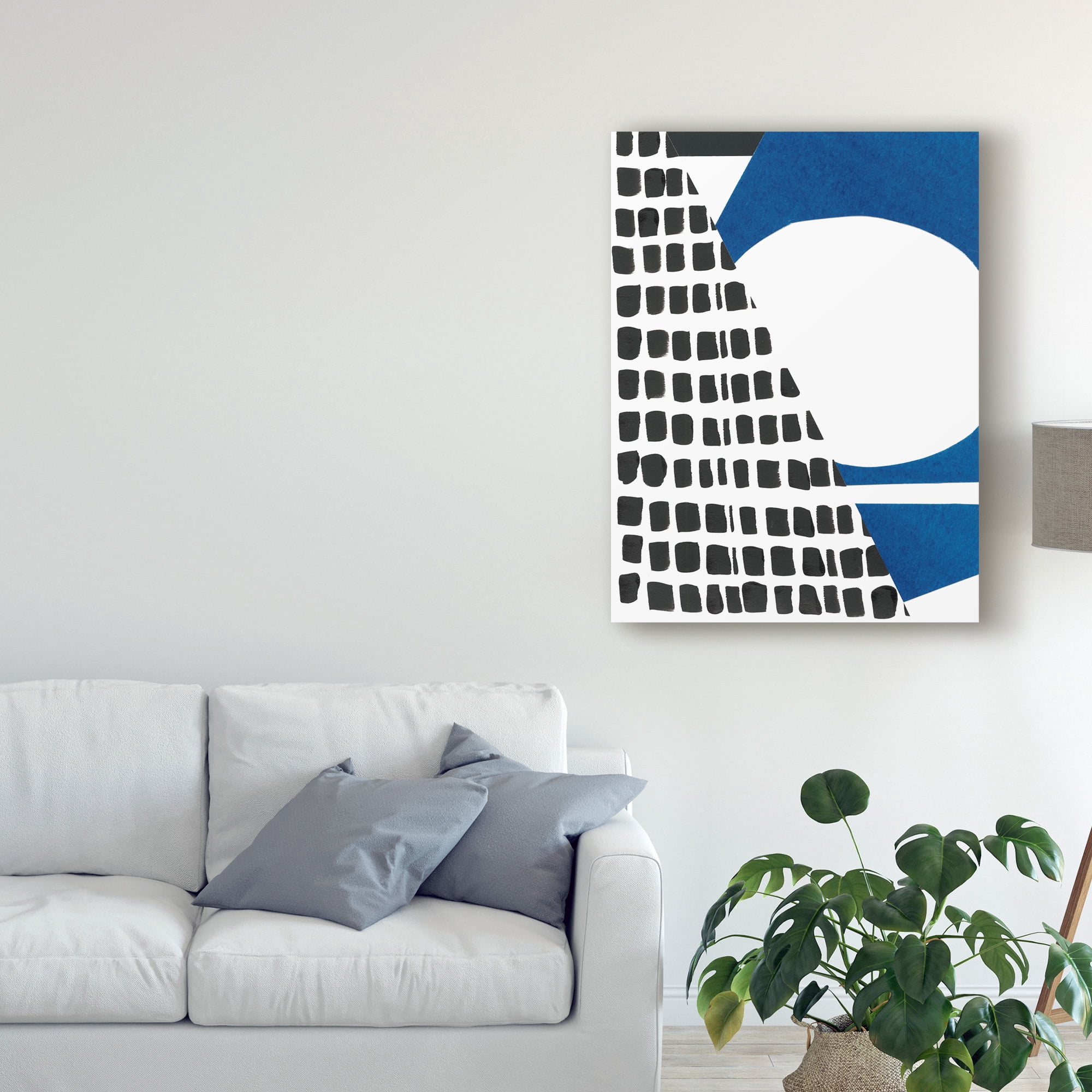 Trademark Fine Art 'Memphis in Blue I' Canvas Art by Renee W. Stramel