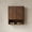 Dark Walnut + Solid Wood + Plywood+4, variant on 26 Inch Wall Mounted Bathroom Cabinet White Oak Woodgrain Finish Over The Toilet Storage
