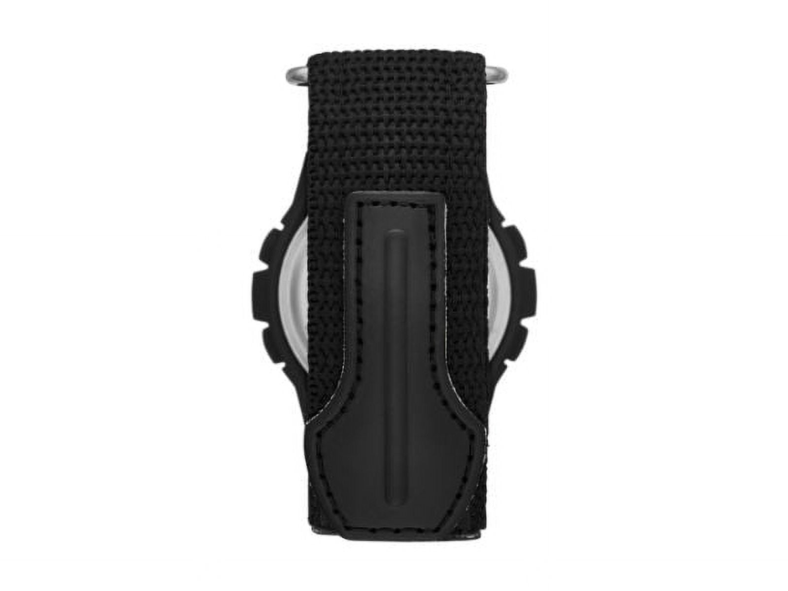 GEORGE Mens Digital WatchBlack Case, Positive Display, Nylo