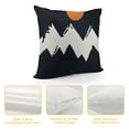 thumbnail image 4 of YINGXI Throw Pillow Cushion Cover, Lettering Hand Drawn Simple Mountains Nature Theme, Decorative Square Accent Pillow Case, Black White 22x22in, 4 of 5