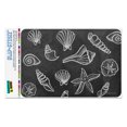 thumbnail image 1 of Seashells Chalkboard Style Home Business Office Sign, 1 of 7
