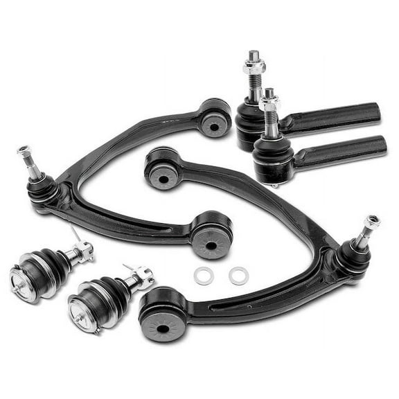 Front Control Arm Ball Joint Tie Rod End Kit 6 - Compatible with 2007 - 2013 Chevrolet Silverado 1500 - Autopart Premium
