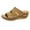 Brown, variant on Anuirheih Wedge Sandals for Women Slip On Wedge Sandals with Arch Support, Summer Casual Low-heeled Open Toe Sandals Walking Shoes(Black)