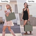 thumbnail image 6 of Large Capacity Tote Bag,Black Buffalo Geometric Pattern Handbag Fashion Luxury Tote Bag,15.7"x13"x 5.1" Inches,Laptop Compatible, 6 of 6