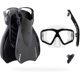 thumbnail image 1 of Set de snorkel Cressi Traveler con máscara, tubo y aletas L/XL, 1 of 9