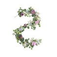 thumbnail image 1 of Flowers 2 Tiered Garland with Roses and Gypsophila—Lifelike Greenery for Wedding Spring Home Party Craft Table Runner, 1 of 5