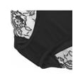 thumbnail image 3 of Unique Bargains Women's Plus Size Mid-Rise Lace Trim Brief Seamless Underwear Black M, 3 of 6