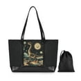 thumbnail image 7 of FORMRS Laptop Tote Bag for Women with 15.6" Computer Compartments Handbag, Black Dinosaur, 7 of 7