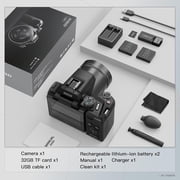 NBD Digital Camera for Photography,4K 64MP Video Camera with 16X Digital Zoom and 32GB SD Card Black