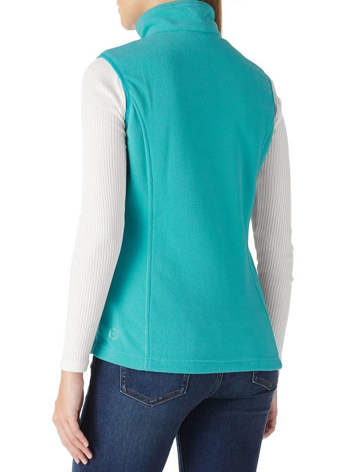 Off Road Ventures Womens Fleece Lined Vests Outerwear Lightweight Sleeveless Running Vest With Zipper Pockets