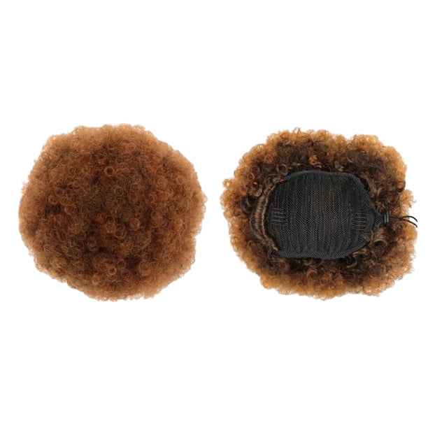 Soidarity Moño de pelo de cola de caballo Afro Puff único añade elegancia al peinado fibra práctica y hermosa Cuidado del cabello Q9 30
