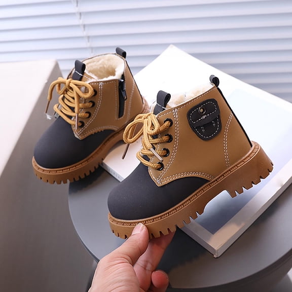 LvhaoGJOB Kids' Ankle Boots for Everyday Wear - Comfortable Fit, Stylish Design