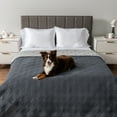 thumbnail image 2 of PetAmi Waterproof Dog Bed Cover Blanket, Gray, 2 of 8