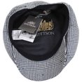 thumbnail image 4 of Silk and Cotton Glencheck Plaid Newsboy Cap - XL - Blue, 4 of 4