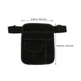 thumbnail image 2 of OUNONA 2Pcs Compact Waiter Waist Money Pouch Bags with Wipe Clean Surface Adjustable Fit for Fast Service, 2 of 8