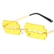 thumbnail image 3 of Gafas de sol divertidas Sunnimix sin montura hoja Amarillo dorado, 3 of 3