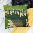 thumbnail image 2 of Throw Pillow Covers Green and Red Yellow Best Little Loud Dinosaur Roar Cute Cartoon Dino Kids Decor Pillow Cases Home Decorative Square Pillowcases, 2 of 5