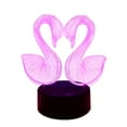 thumbnail image 2 of Vikakiooze Valentine's day 3d creative visual atmosphere small table lamp, 2 of 2