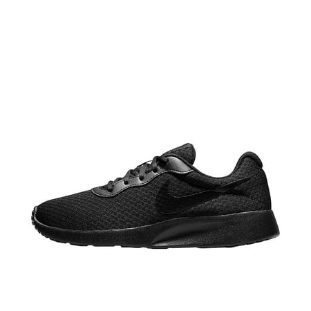 Women's Nike Tanjun Black/Black-Barely Volt (DJ6257 002) - 8.5