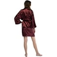 thumbnail image 2 of Intimo Womens Poly Charmeuse Robe, 2 of 4